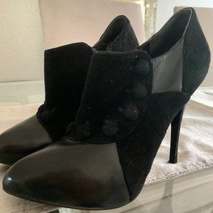 Guess Suede & Leather Stiletto Booties
